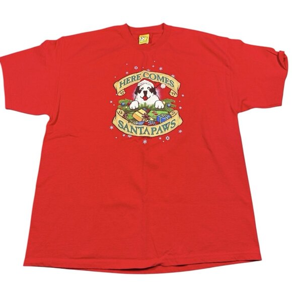 Big Dogs “Here Comes Santa Paws” XL T-shirt Christmas 2005 - Picture 1 of 8